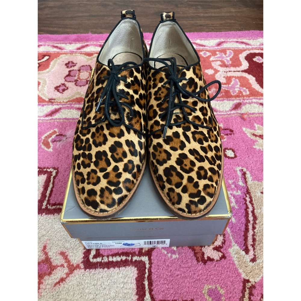Louise et Cie Cow Hair Loafers
